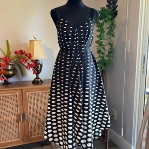 Jessica Simpson Black and White High Low Dress